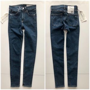 rag & bone High Rise Ankle Skinny Jeans Leggings